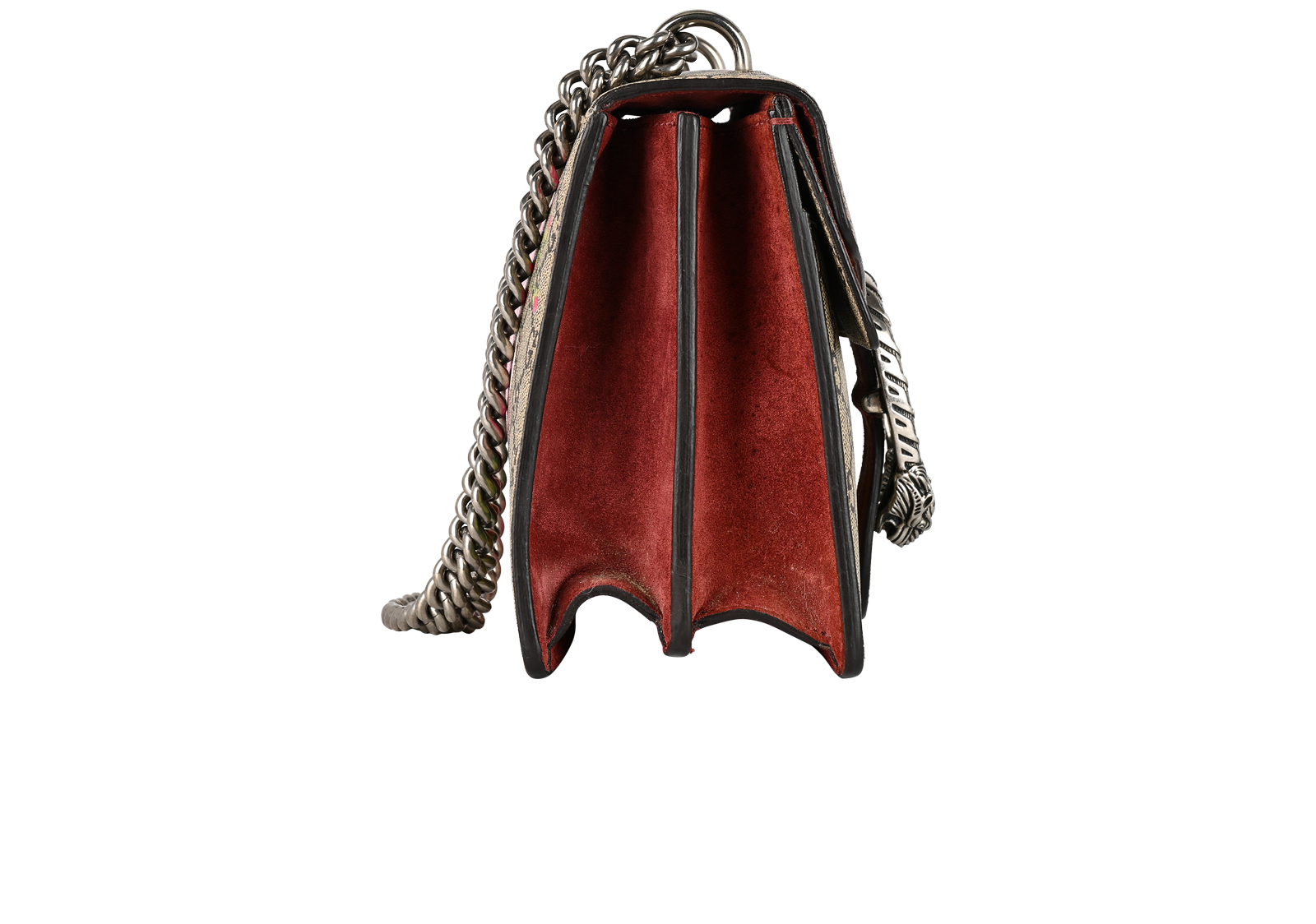 Medium Dionysus Blooms, &pound;950, Handbags, Beige, Canvas, Side view